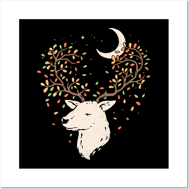 Lovely Deer Wall Art by triagus